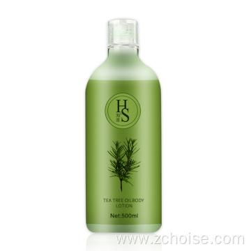 Acne tea tree oil body lotion